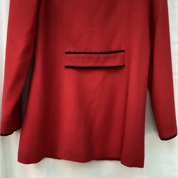 Donna Ricco Red  women’s Coat / Blazer Size 4 - Picture 8 of 12